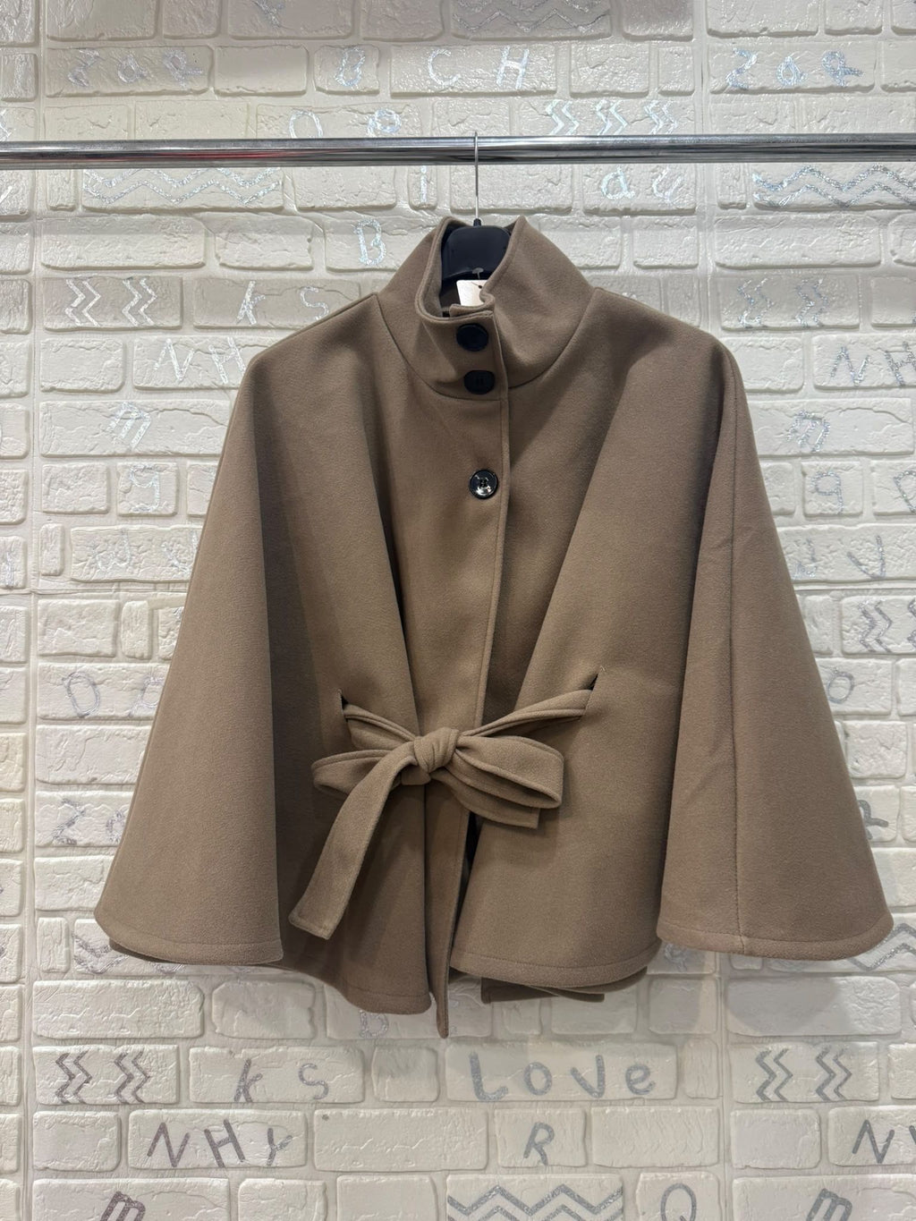Mantella Donna Elegante con Cintura - Taglia Unica