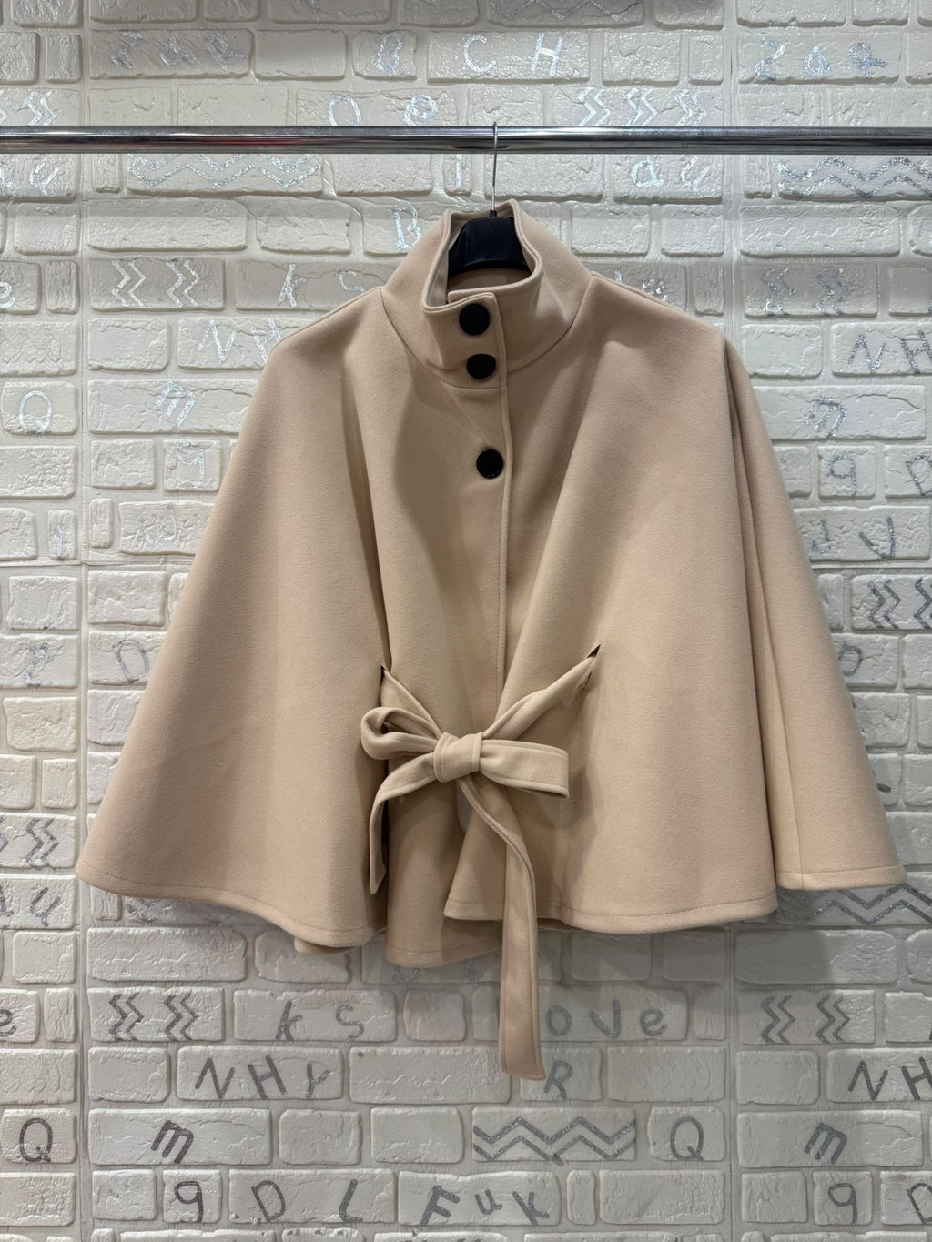 Mantella Donna Elegante con Cintura - Taglia Unica