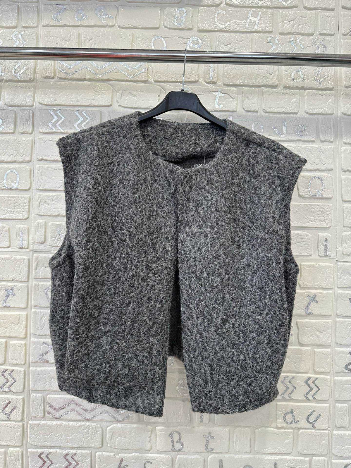 Gilet Donna in Maglia Morbida Oversize - Taglia Unica