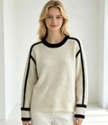 Maglione con bande laterali – taglia unica