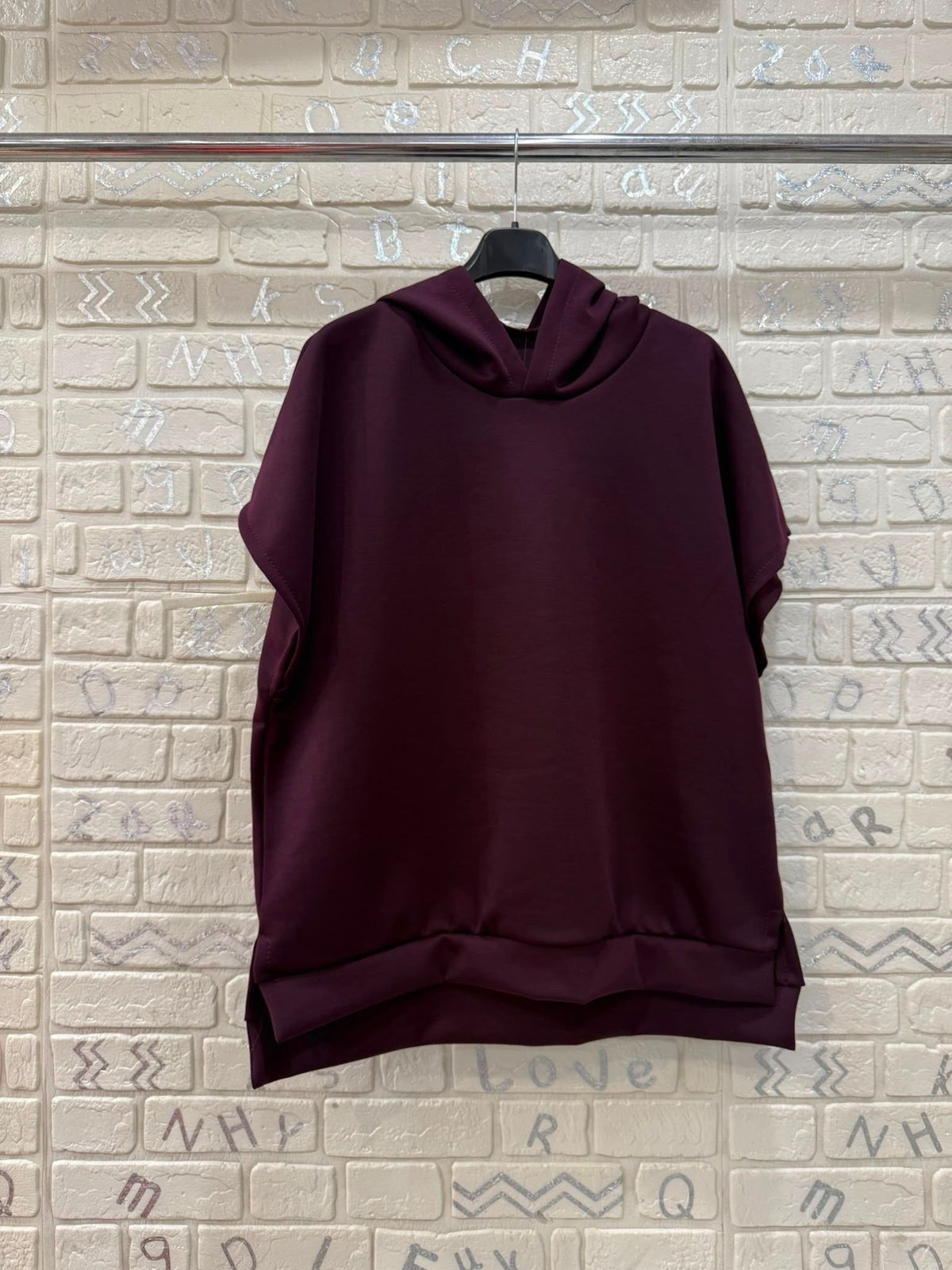 Maxi Felpa Donna Oversize con Cappuccio - Taglia Unica