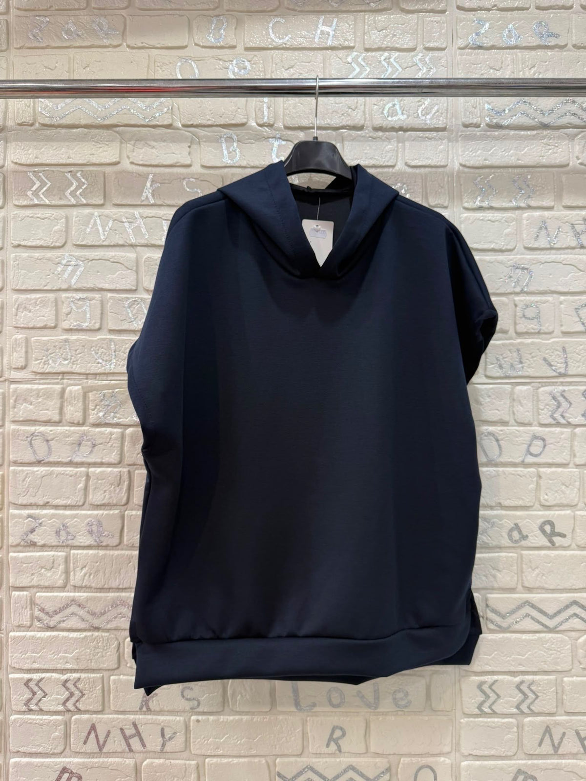 Maxi Felpa Donna Oversize con Cappuccio - Taglia Unica