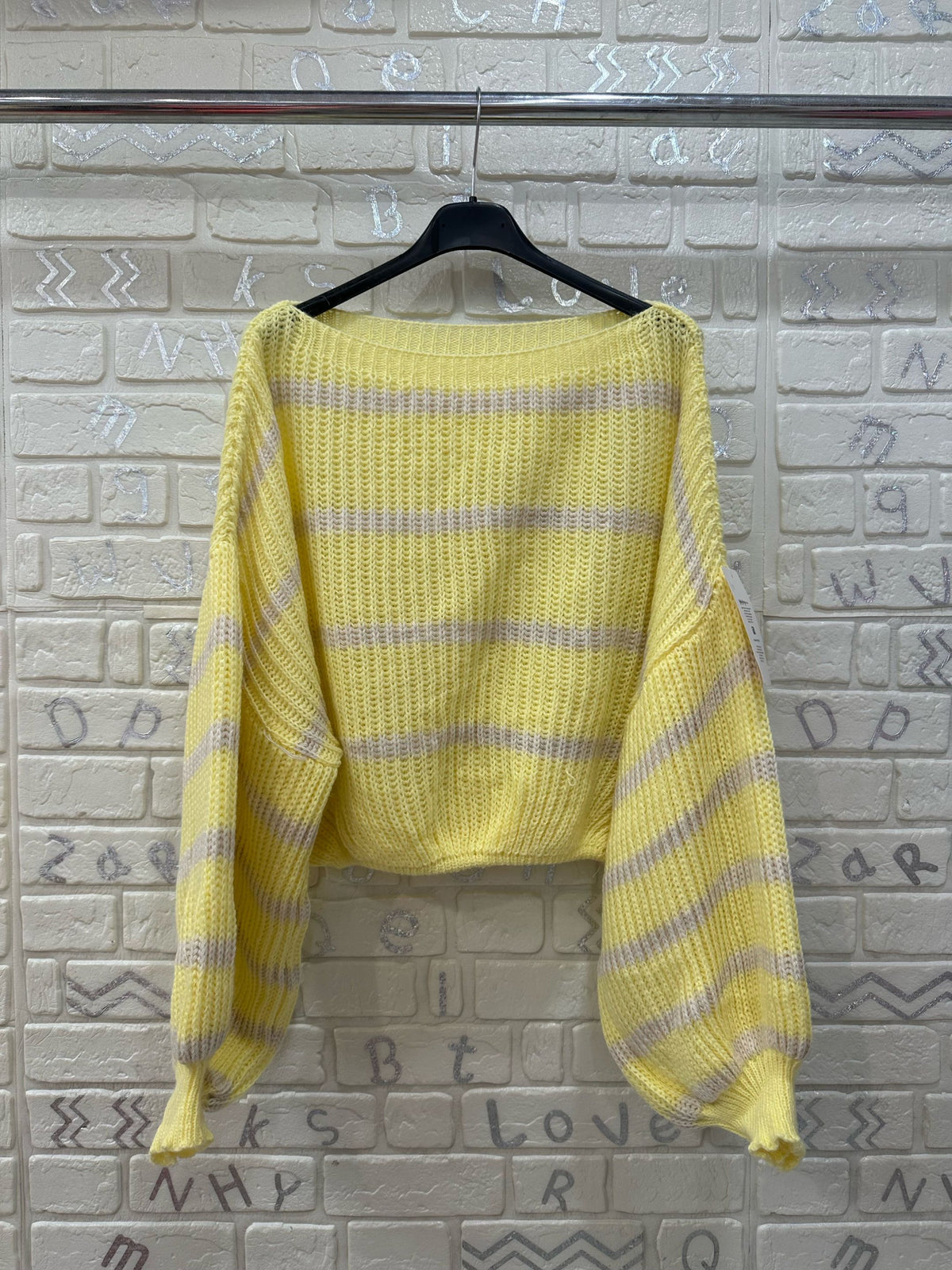 Maglione Donna Oversize a Righe Pastello – Taglia Unica