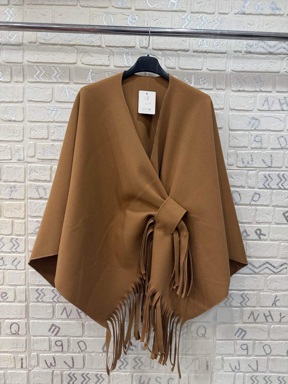 Mantella Donna con Frange  – Taglia Unica